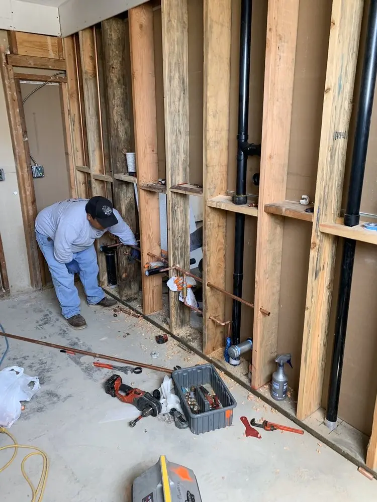 Commercial rough-in plumbing for Gas Line Repair in Bound Brook